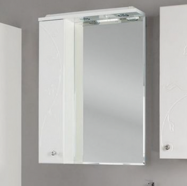 Зеркало-шкаф Акватон Лиана 60x85 1A162702LL01L левый с подсветкой