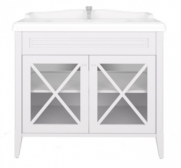 Тумба под раковину Creto Vetra 100, белая