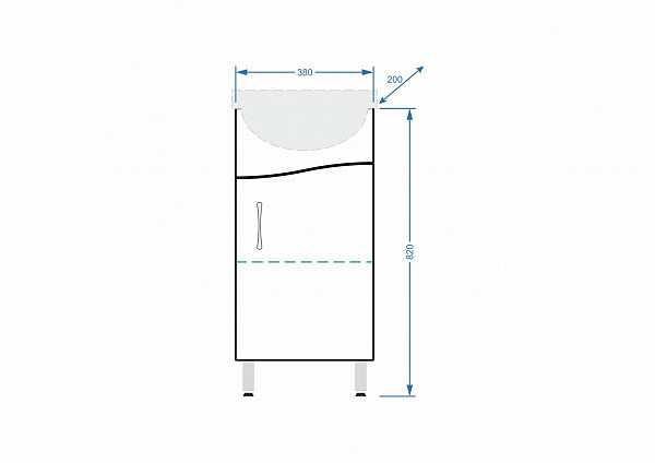Тумба "Волна 40", Азов 40