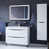 Тумба напольная, белая, 100 см, Cloud, IDDIS, CLO10WFi95. Подходит ум. 0131000i28