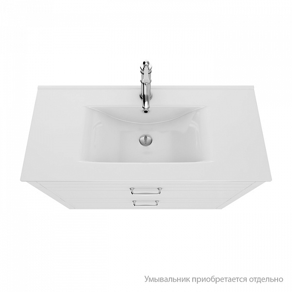 Тумба напольная, 100 см, белая, Oxford, IDDIS, OXF10W1i95