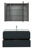 Мебель для ванной Aquanet Алвита New 100 2 ящика, антрацит 00274201