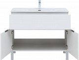 Мебель для ванной Aquanet Алвита New 100 1 ящик, 2 дверцы, белый матовый 00274184