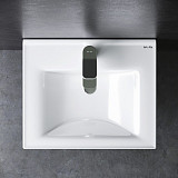 M85AWCC0552WG X-Joy, Раковина мебельная, керамическая, 55 см, встроенная, цвет: белый, глянец