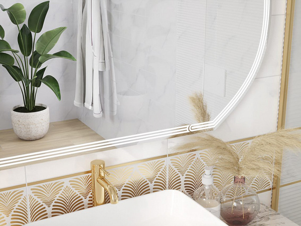 Зеркало Cersanit  LED 120 см  KN-LU-LED090*120-d-Os