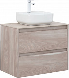 Тумба под раковину Aquanet Nova Lite 75 орех светлый (2 ящика) 00287885