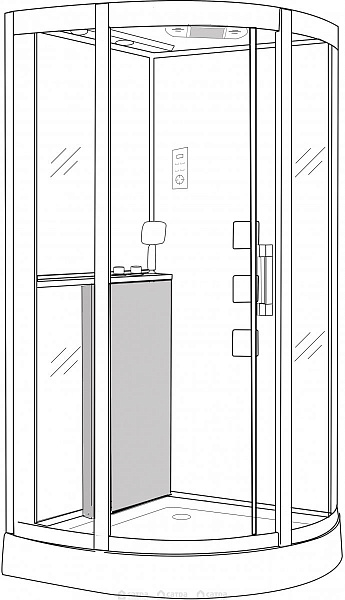 Душевая кабина Grossman GR141 100x100