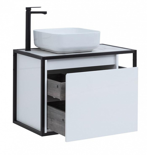 Тумба под раковину Aquanet Nova Lite Loft 75 L белый 00261650