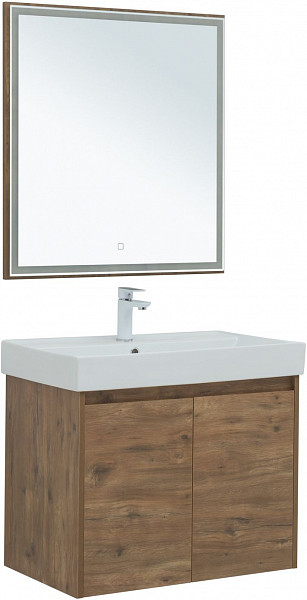 Мебель для ванной Aquanet Nova Lite 75 дуб рустикальный (2 дверцы) 00302537
