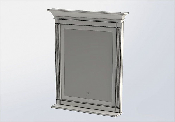 Зеркало Aquanet Селена 90 белый/серебро 00201646