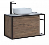 Тумба под раковину Aquanet Nova Lite Loft 90 L дуб рустикальный 00261660