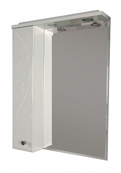 Зеркало-шкаф Акватон Лиана 65x85 1A166202LL01L левый с подсветкой