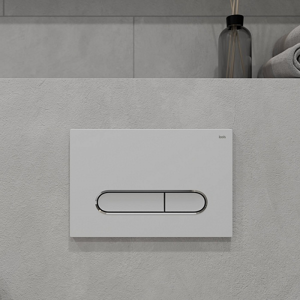 Клавиша смыва, универсальная, белая, Unifix, 001, IDDIS, UNI01WCi77