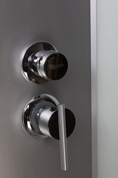 Душ.каб. NG-43085-14QP (1000х800х2150) низкий поддон(13см) стекло МАТОВОЕ 3 места