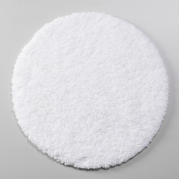 Назначение: Коврик для ванной комнаты. Материал: Антискользящее основание (термопластичная резина), микрофибра. Покрытие: Микрофибра.  
Описание: размер 600 х 600 мм,  высота ворса 30 mm.
 Коврики подлежат машинной стирке при температуре не выше 30 градус