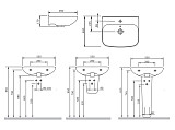 C804221WH Like раковина 55см