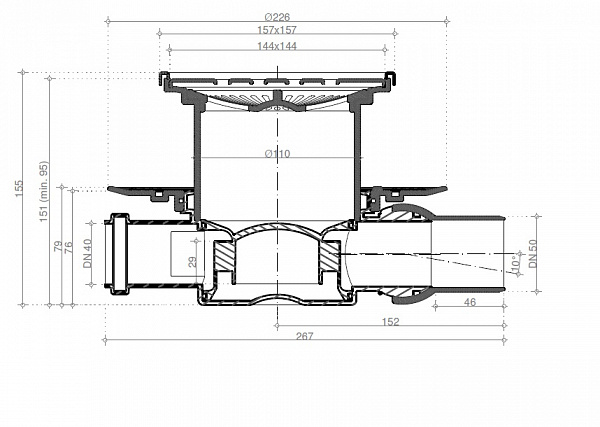 Confluo Standard 15х15 Plate 2 2in1 Pestan