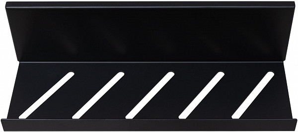 Полка Aquanet Магнум 30x80 черная матовая, открытая 00302224