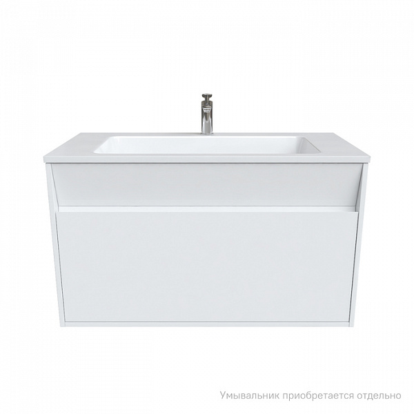 Тумба подвесная с ящиком, белая, 100 см, Esper, IDDIS, ESP10W0i95. Подходит ум. 4501000i28