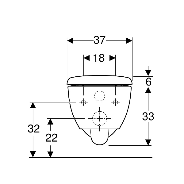 Компплект Унитаз подвесной Geberit Renova Compact 500.803.00.1 безободковый с сиденьем микролифт и Система инсталляции для унитазов Geberit Duofix Delta 458.124.21.1 3 в 1 с кнопкой смыва 