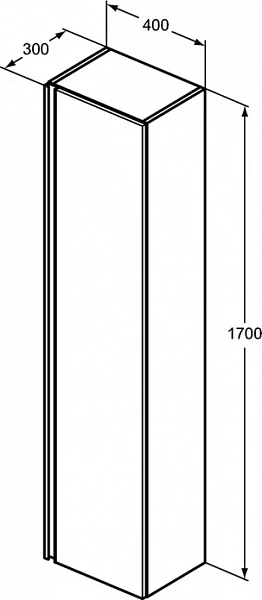 Пенал Ideal Standard Tesi T0054OV