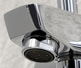 Смеситель для ванны с коротким изливом Wasserkraft Rhin 4401