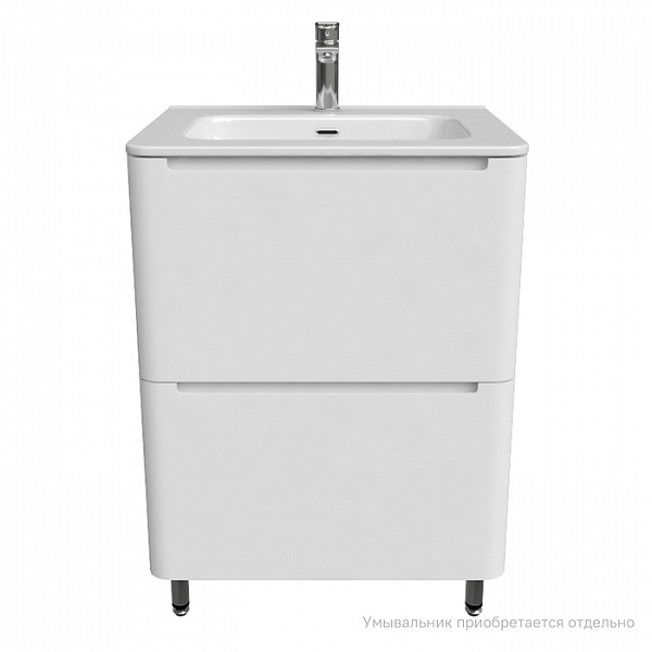 Тумба напольная, белая, 60 см, Edifice, IDDIS, EDI60WFi95. Подходит ум. 0106000i28