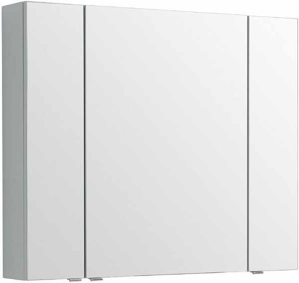 Зеркальный шкаф Aquanet Алвита New 100 Серый 00277544