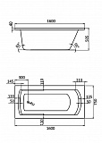 Акриловая ванна Santek Монако XL 160х75 1WH111978