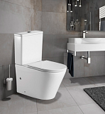 Унитаз напольный Grossman GR-4450S безободковый с тонкой крышкой