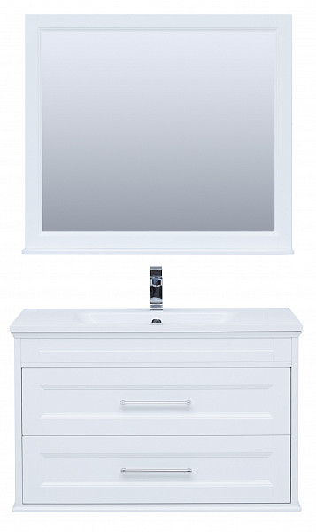 Мебель для ванной Aquanet Бостон М 100 белый (лит. мрамор) 00258284