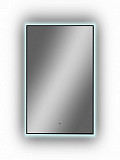 Зеркало Континент "Amer Led" с фоновой подсветкой, бесконтактным сенсором, черной окантовкой 600х1200