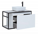 Тумба под раковину Aquanet Nova Lite Loft 90 R белый 00261651
