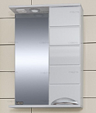 Зеркальный шкаф Родос 50 правый Санта 106014