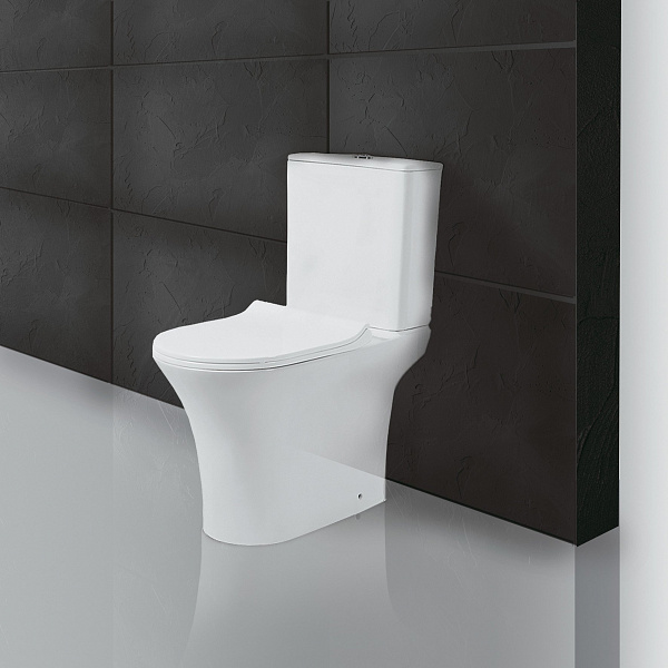 Унитаз напольный Grossman GR-4443S безободковый с тонкой крышкой