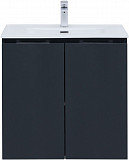 Тумба под раковину Aquanet Алвита New 70 2 дверцы, антрацит 00303904