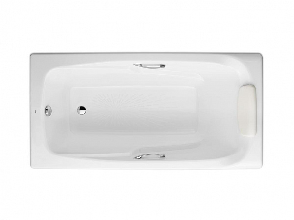 Чугунная ванна Roca Ming 170x85 с отверстиями под ручки A2302G000R