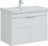 Тумба под раковину Aquanet Ирис new 815 белый глянец (1 ящик, 2 дверцы) 00310150