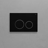 Клавиша смыва, универсальная, чёрная, Unifix, 003, IDDIS, UNI03BCi77