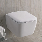 Унитаз подвесной Geberit iCon Square Rimfree 201950000 (УЦЕНКА)