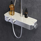 F0750A400 Inspire V2.0, душевая система, набор: см-ль д/душа с термостатом, верхний душ d 250 мм, ру