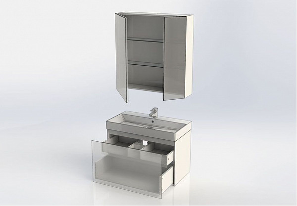 Мебель для ванной Aquanet Йорк 85 белый 00203644