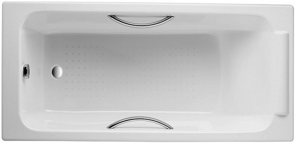 Чугунная ванна Jacob Delafon Parallel 150x70 с отверстиями под ручки E2949-00