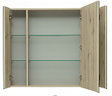 Зеркальный шкаф Aquanet Алвита New 100 дуб веллингтон белый 00277545