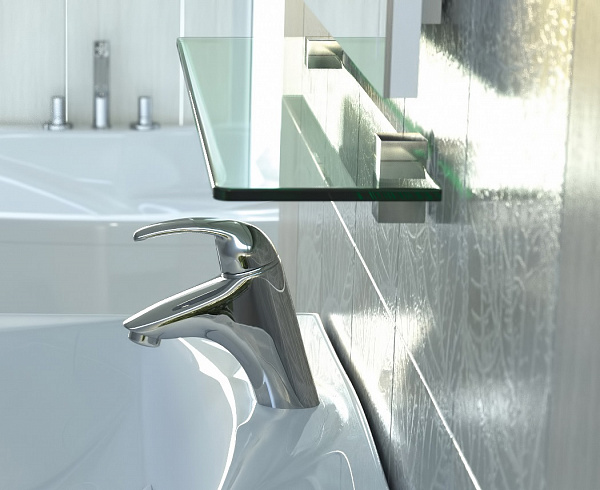 Стеклянная полка VIGO ПЛК-600х120х8