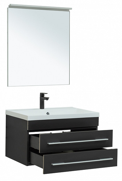 Мебель для ванной Aquanet Верона 75 черный матовый 00287638