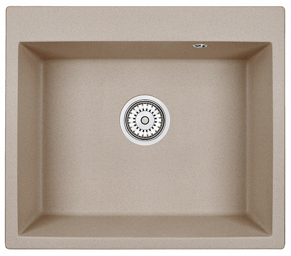 Мойка кухонная Granula квадратная кварц 6001, ПЕСОК