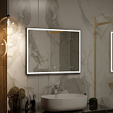 Зеркало Континент "Frame black standart" 800x600