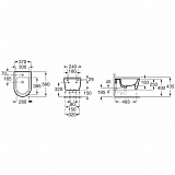 Биде Roca Inspira Round подвесное 357525000
