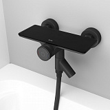 Смеситель для ванны с управлением Push Control, черный матовый, Shelfy, IDDIS, SHEBLBTi02WA